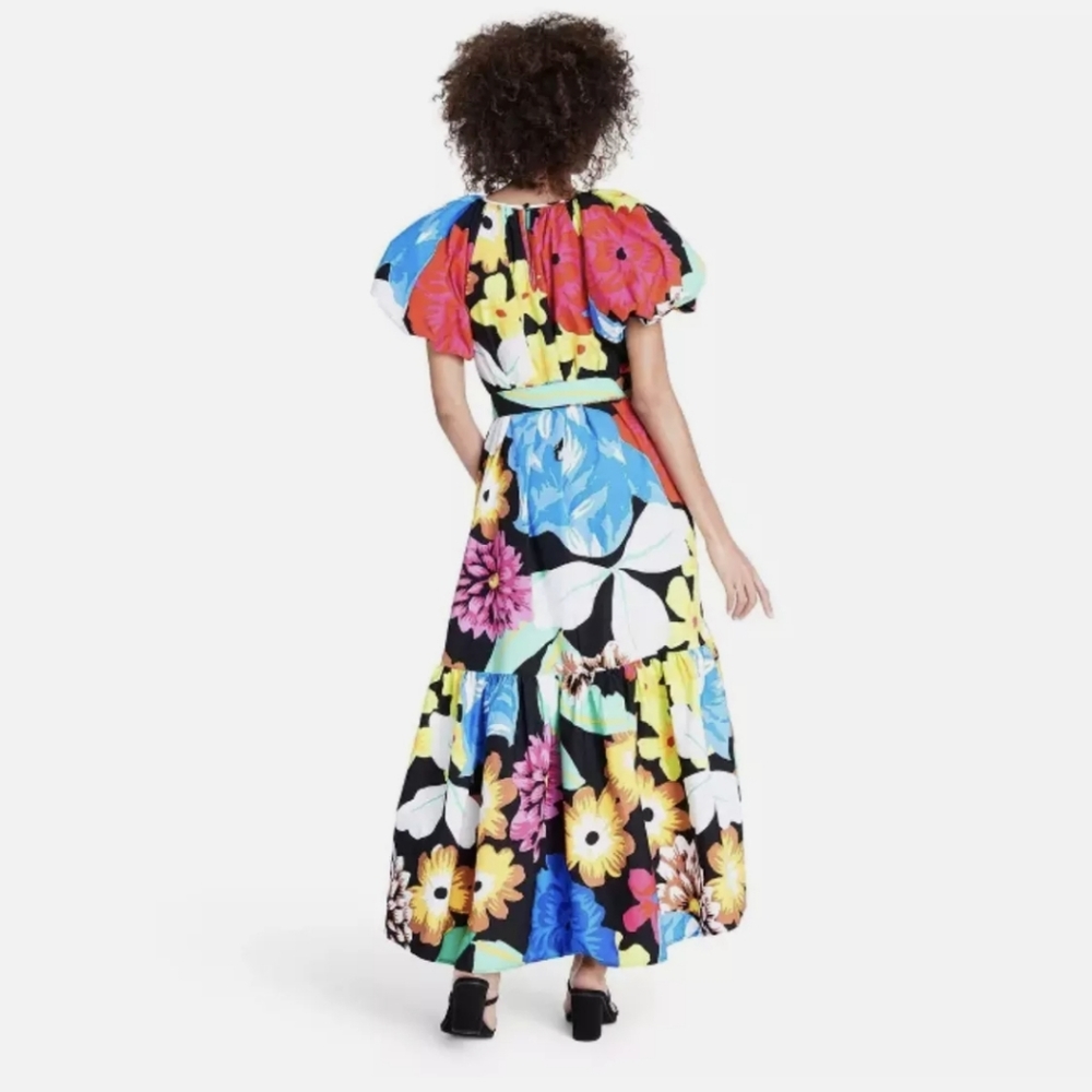 Christopher John Rogers Target Floral Puff Sleeve - Picture 2 of 11